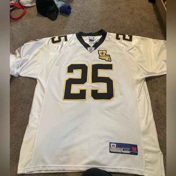 NFL Other - NFL AUTHENTIC Reggie Bush New Orleans Saints 25 White Jersey